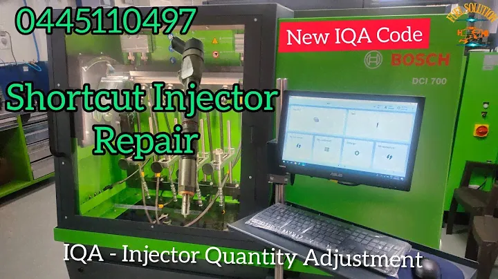 BOSCH DCI 700 TEST BENCH | INJECTOR TESTING ON DCI 700 | DCI700 MACHINE | 0445110497